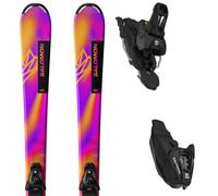 Pack sci Salomon Lux Jr M + L6 Gw J2 Rhodamine Red/saffron/black 26 - Rosa / Viola / Arancione - Größe 130 - 2026