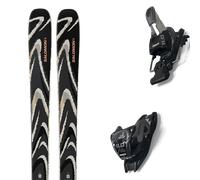 Pack sci Salomon Qst 94 Black/almond Milk/fusion Coral 27 + Attacchi Sci - Nero - Größe 188 - 2027