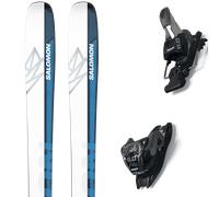 Pack sci alpinismo Salomon Qst Echo 106 Wht/race Blue/process Blue 24 + Attacchi Sci - Blu / Bianco - Größe 173 - 2024