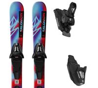 Pack sci Salomon Qst Jr Xs + C5 Gw J75 Pastel Neon Blue 3/poppy Red/black 26 - Rosso / Blu - Größe 90 - 2026