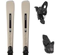 Pack sci Salomon S/max N›6 + M10 Gw Ivory Cream Metal/black 25 - Beige / Nero / Grigio - Größe 167 - 2025