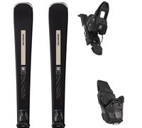 Pack sci Salomon S/max Nø6 Xt + M10 Gw Black/ivory Cream Metal 25 - Nero / Beige - Größe 160 - 2025