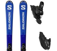Pack sci Salomon S/race Jr M + L6 Gw J2 Race Blue/white 25 - Blu / Bianco - Größe 150 - 2025