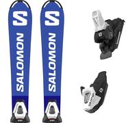 Pack sci Salomon S/race Jr S + C5 Gw 24 - Blu / Bianco - Größe 100 - 2024
