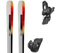 Pack sci Salomon Stance 84 Silver/orange 25 + Attacchi Sci - Grigio / Nero / Rosso - Größe 185 - 2025