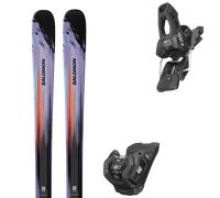 Pack sci Salomon Stance Pro 86 Violet Tulip/nasturtium/black 26 + Attacchi Sci - Viola / Nero / Arancione - Größe 169 - 2026