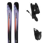 Pack sci Salomon Stance Pro 86 Violet Tulip/nasturtium/black 26 + Attacchi Sci - Viola / Nero / Arancione - Größe 169 - 2026