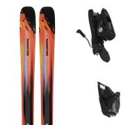 Pack sci Salomon Stance Pro 96 Violet Tulip/black 26 + Attacchi Sci - Arancione / Rosso / Nero - Größe 176 - 2026