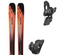 Pack sci Salomon Stance Pro 96 Violet Tulip/black 27 + Attacchi Sci - Arancione / Rosso / Nero - Größe 182 - 2027