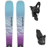 Pack sci Salomon Stance W 80 + M10 Gw 25 - Viola / Blu - Größe 175 - 2025