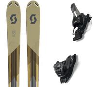 Pack sci Scott Pure Mission 98ti 24 + Attacchi Sci - Marrone / Grigio / Nero - Größe 184 - 2024