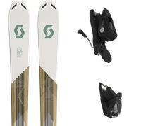 Pack sci Scott Pure Mission 98ti W 25 + Attacchi Sci - Beige / Verde / Marrone - Größe 168 - 2025