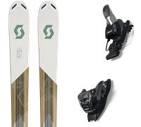 Scott Pure Mission 98Ti W - sci da scialpinismo/freeride - donna 168 cm Brown/Green woman
