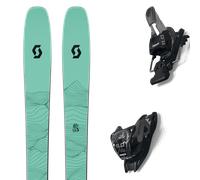 Pack sci Scott Sea 98 Mint Green/pink 26 + Attacchi Sci - Verde - Größe 156 - 2026