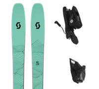 Pack sci Scott Sea 98 Mint Green/pink 26 + Attacchi Sci - Verde - Größe 156 - 2026