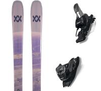 Pack sci Volkl Blaze 94 Rose 27 + Attacchi Sci - Viola / Rosa - Größe 172 - 2027