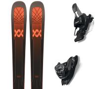 Pack sci Volkl Mantra 102 Black/orange 25 + Attacchi Sci - Nero / Arancione - Größe 184 - 2025