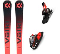 Pack sci Volkl Racetiger Gs Master Red/black + Comp16 Gw Red 26 - Nero / Rosso - Größe 173 - 2026