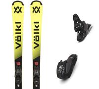 Pack sci Volkl Racetiger Jr Pro + 7.0 Vmot Jr Black/yellow 27 - Nero / Giallo - Größe 130 - 2027