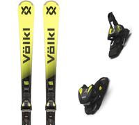 Pack sci Volkl Racetiger Sc Black/yellow + Vmot 12 27 - Giallo / Nero - Größe 158 - 2027