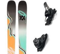 Pack sci Volkl Revolt 90 Teal/orange/grey 25 + Attacchi Sci - Verde / Arancione / Nero - Größe 168 - 2025