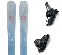 Pack sci alpinismo Volkl Secret 96 24 + Attacchi Sci - Blu - Größe 163 - 2024