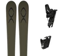 Pack sci Xo 77 V7 Tuscany Olive 25 + Attacchi Sci - Verde - Größe 160 - 2025