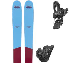 Pack sci Zag H106 25 + Attacchi Sci - Blu / Rosso - Größe 178 - 2025