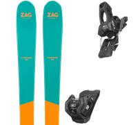 Pack sci alpinismo Zag H86 Lady 24 + Attacchi Sci - Blu / Giallo - Größe 155 - 2024