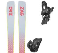 Pack sci Zag Mata 90 White/red 26 + Attacchi Sci - Bianco / Rosso - Größe 183 - 2026