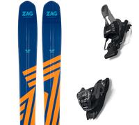 Pack sci Zag Slap 104 24 + Attacchi Sci - Blu / Arancione - Größe 188 - 2024