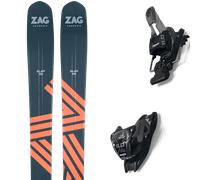 Pack sci Zag Slap 98 24 + Attacchi Sci - Grigio / Arancione - Größe 187 - 2024