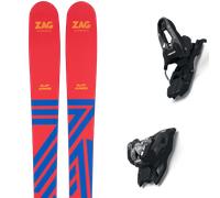 Pack sci Zag Slap Junior 25 + Attacchi Sci - Rosso / Blu - Größe 147 - 2025