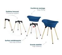 Pack Sedia a sdraio - THERMOBABY - VASCO 5 in 1 - Blu Oceano