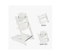 Tripp Trapp High Chair Bundle White