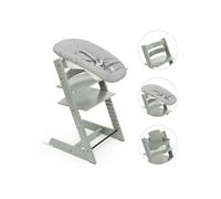 Pack seggiolone Tripp Trapp® con set per neonato - kit Glacier Green - Stokke