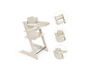 Pack seggiolone Tripp Trapp® con Vassoio - kit Vaniglia - Stokke