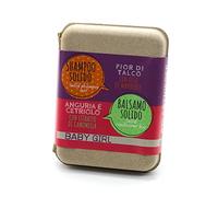 Pack Shampoo Solido + Balsamo Solido Anguria e Cetriolo con Estratto di Camomilla