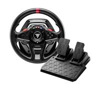 Pack SimTask Volante da corsa Thrustmaster T128 Pedaliera T2PM FarmStick 33 pulsanti Force feedback Nero - Nouvo
