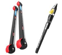 Pack skiroll Kv+ Rollerski Launch Pro Cl 70 Slow 26 + Attacchi Sci - Nero - Größe unica - 2026