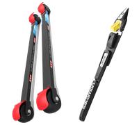 Pack skiroll Kv+ Rollerski Launch Pro Cl 73 26 + Attacchi Sci - Nero / Rosso - Größe unica - 2026