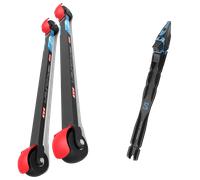 Pack skiroll Kv+ Rollerski Launch Pro Cl 73 26 + Attacchi Sci - Nero / Rosso - Größe unica - 2026