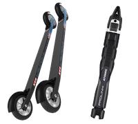 Pack skiroll Kv+ Rollerski Launch Pro Skate Curved 60cm Slow 26 + Attacchi Sci - - Größe unica - 2026