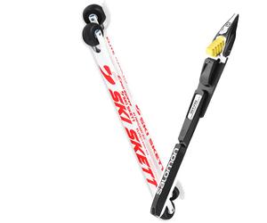 Pack skiroll Ski Skett Elite Classic Cl 25 + Attacchi Sci - Bianco / Rosso - Größe unica - 2026