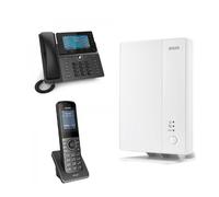 Pack Snom: M500 + M58 + M55 Confezione della serie Snom M5 composta dalla base DECT M500 e dai telefoni DECT M58 e M55
