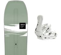 Pack snowboard Amplid Kill Switch 25 + Attacchi Sci - Verde / Bianco - Größe 158 - 2025
