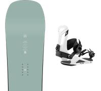 Pack snowboard Amplid Memory Stick Light Blue 26 + Attacchi Sci - Verde - Größe 153 - 2026