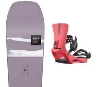 Pack snowboard Amplid Psychonaut 25 + Attacchi Sci - Viola - Größe 157 - 2025