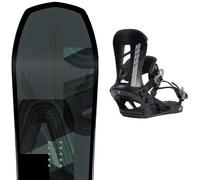 Pack snowboard Amplid Singular 26 + Attacchi Sci - Verde / Blu / Grigio - Größe 155 - 2026