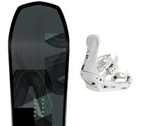 Pack snowboard Amplid Singular 26 + Attacchi Sci - Verde / Blu / Grigio - Größe 158 - 2026